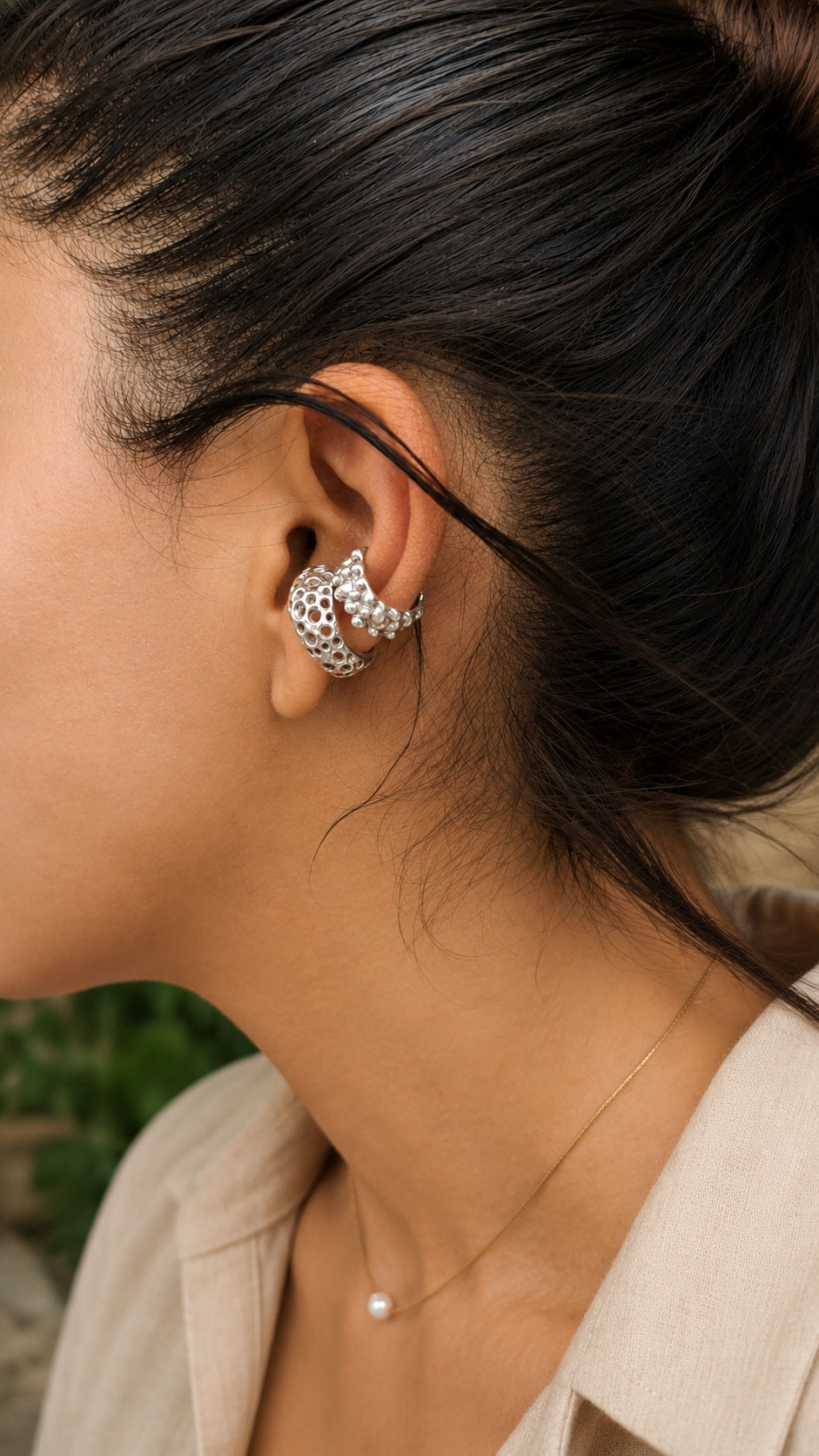Piedra Poro Ear Cuff
